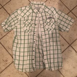 Columbia PPG button down short sleeve shirt